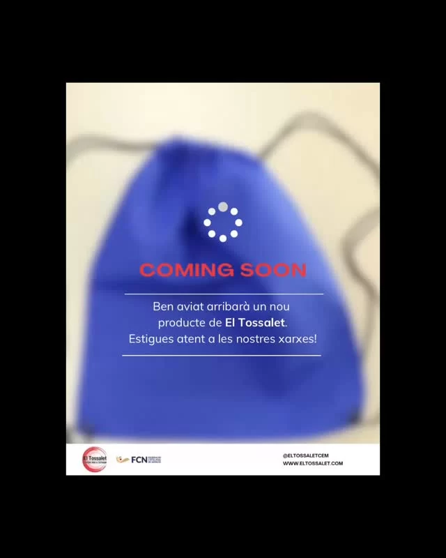 Ben aviat arribarà un nou producte de El Tossalet... Estigues atent a les nostres xarxes!

🎁 I el millor? Totes les persones que participin a les activitats organitzades per El Tossalet podran aconseguir-ne una de regal!

📍 Apunta’t a recepció i no te’n quedis sense!

#ElTossalet #NouProducte #RegalsElTossalet #ActivitatsTossalet #EstiguesAtent