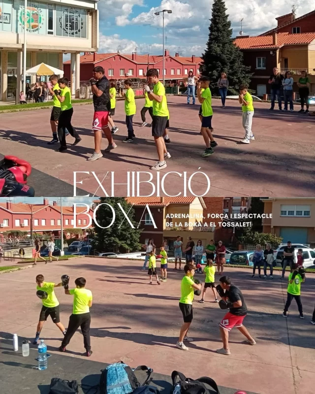 Ahir vam gaudir d’una tarda espectacular amb l’exhibició de boxa infantil 🥊💥

Van demostrar tot el que han après amb molt d’esforç i entusiasme. Va ser un esdeveniment ple d’energia, il·lusió i esperit esportiu.

Gràcies a totes les famílies i amics que vau venir a donar suport.

#gimnàsElTossalet #BoxaInfantil #EsportEnValors #ElTossaletEnMou